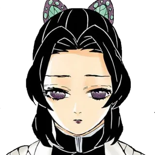 🦋 a4859c7f Shinobu Kocho Demon Slayer 애니메이션, 귀멸의 칼날, 코쵸우 시노부, 만화, 나비 telegram sticker