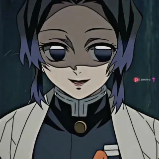 🌟 854bdf53 Shinobu Kocho Demon Slayer anime, Demon Slayer, Shinobu Kocho, manga, character, portrait telegram sticker