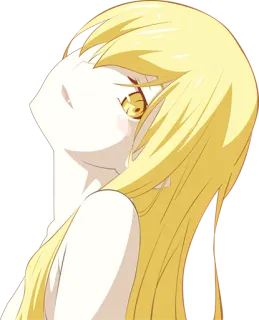 Shinobu Oshino telegram stickers
