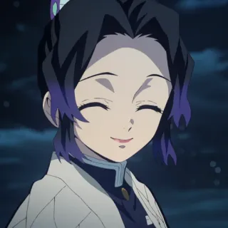 🦋 04b74611 Shinobu Kocho Demon Slayer anime, character, smile, demon slayer, shinobu, kocho whatsapp sticker