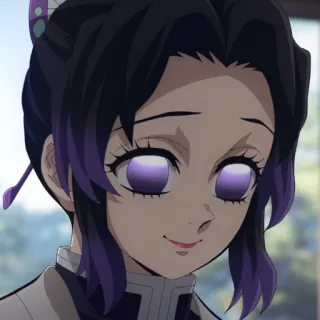 🦋 20248607 Shinobu Kocho Demon Slayer anime, demon slayer, shinobu kocho, manga, butterfly, character whatsapp sticker