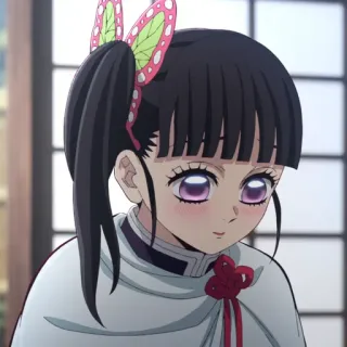 🌺 b0bb528b Kanao Tsuyuri Demon Slayer anime, character, Kanao, Demon Slayer, manga whatsapp sticker