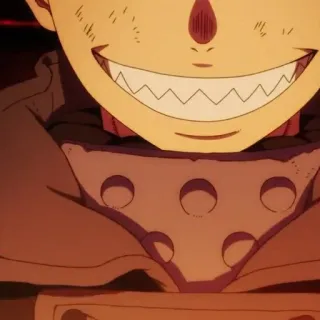 🔥 1236d6cf anime, senyum, wajah, kartun whatsapp sticker