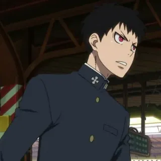 🔥 27565a30 Shinra Kusakabe Fire Force Anime, Pemadam Kebakaran, Fire Force, Shinra Kusakabe whatsapp sticker