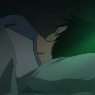 🔥 ff251c05 tidur, anime, kamar tidur, malam whatsapp sticker