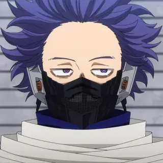 💜 4f5943f0 Hitoshi Shinso My Hero Academia Anime, Manga, Personnage, Hitoshi Shinso, My Hero Academia telegram sticker