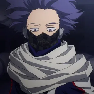 💜 5369ae6e Hitoshi Shinso My Hero Academia Anime, My Hero Academia, Hitoshi Shinso, Personnage, Manga telegram sticker
