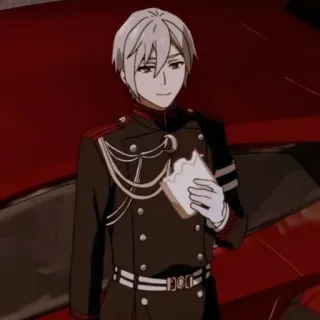 🔲 127e8578 Anime, Uniforme militare, Formale, Personaggio, Maschio whatsapp sticker