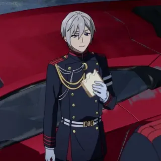 🖇 e825b44c Anime, Pria, Seragam militer, Makanan telegram sticker