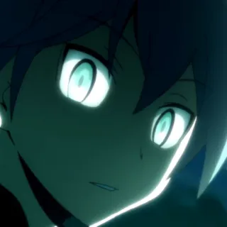 😠 ee06ec03 anime, cartoon, gezicht, portret telegram sticker