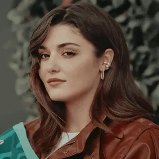 ♥️ 0765bdba vrouw, portret, oorbellen, haarstijl, actrice, schoonheid telegram sticker