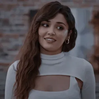 ♥️ e3b6bc8b vrouw, portret, gezicht, kapsel, schoonheid, persoon telegram sticker