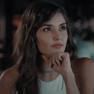 ♥️ f6bf034c vrouw, brunette, portret, schoonheid, model telegram sticker