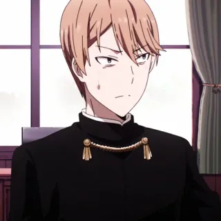 😕 36b9d923 Shirogane Miyuki Kaguya-sama: Love Is War Anime, Postać, Shirogane, Miyuki, Kaguya-sama, Love is War telegram sticker