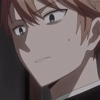 😮 7720ffb5 Miyuki Shirogane Kaguya-sama: Love Is War anime, ekspresja, portret telegram sticker