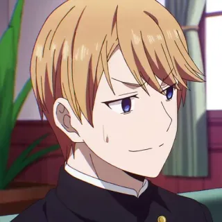 😏 8377b934 Miyuki Shirogane Kaguya-sama: Love Is War Anime, Manga, Kaguya-sama, Miyuki Shirogane, Postać, Student telegram sticker