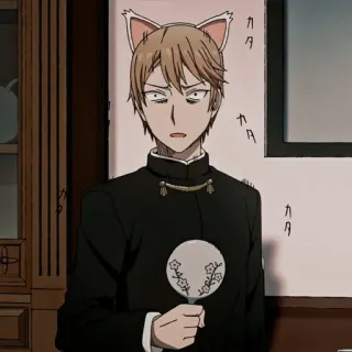 🐈 e67581d7 Anime, Chłopak, Kocie uszy telegram sticker