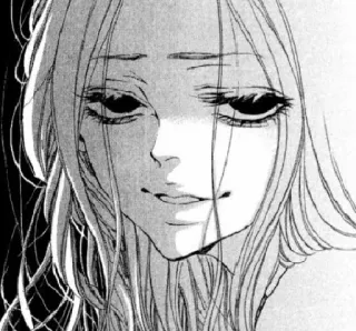 😒 43bd87d7 漫画, 动漫, 女人, 肖像, 脸, 艺术 telegram sticker