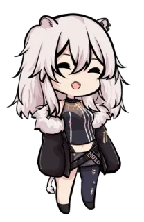 😄 7bd8e4f4 HOLD Anime, Chibi, Schattig, Personage telegram sticker