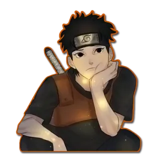 🤔 724c0de4 Shisui Uchiha Naruto 애니메이션, 나루토, 시스이 우치하, 우치하, 닌자 telegram sticker