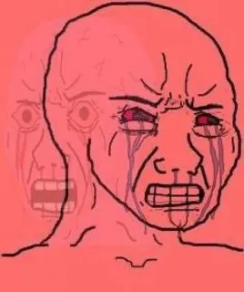 🍨 eca83a33 sedih, menangis, meme, emosional, marah, tertekan whatsapp sticker