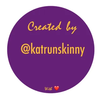 👩‍🎨 b8ab67f9 Created by @katrunskinny with ❤️ créé par, katrunskinny, violet, sticker, cœur telegram sticker