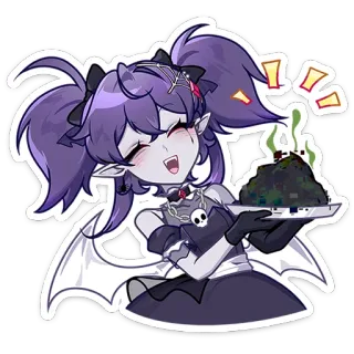 ⭐ c2d2e8b1 Anime, Kartun, Lucu, Gotik, Halloween, Vampir, Kelelawar, Gadis telegram sticker