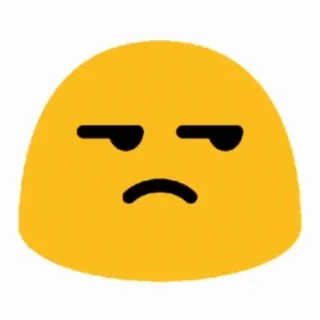 🌟 3034042f 表情符号, 心情, 表情, 黄色, 坏笑, 态度 telegram sticker