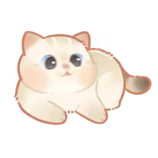 ✨ 4a8d9fe6 gato, animal, mascota, gatito, lindo, dibujo animado, gato doméstico, felino telegram sticker