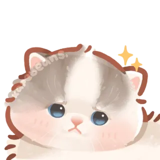 🥺 76d9bd8c kapebeans. gato, lindo, mascota, gatito, animal, kawaii telegram sticker