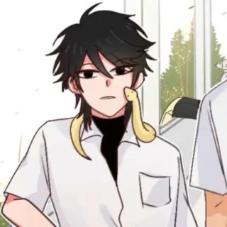 📎 0e82fd88 Anime, Kartun, Ular, Anak laki-laki, Lucu, Binatang whatsapp sticker