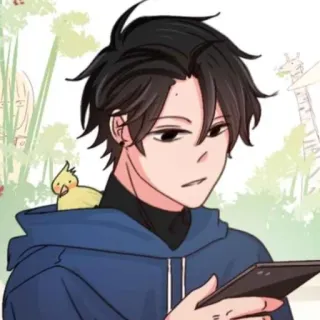 📎 9eedd15f Anime, Kartun, Karakter, Seni digital, Orang, Anak laki-laki whatsapp sticker