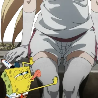 💦 ad58f8f6 Spongebob สปอนจ์บ็อบ, การ์ตูน, นิคเคิลโอเดียน, อนิเมะ, ตัวละคร telegram sticker