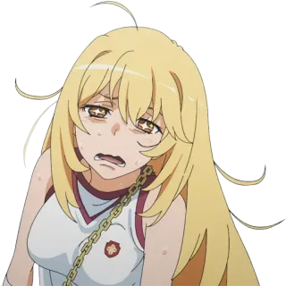 😰 d927d879 Misaki Shokuhou A Certain Magical Index อนิเมะ, ผู้หญิง, ผมบลอนด์, ตัวละคร, มิซากิ โชคุโฮ, อินเด็กซ์ คัมภีร์เวทมนตร์, สีหน้า telegram sticker