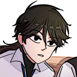 🌊 7abf7919 dessin animé, portrait, homme, animé, manga, personnage whatsapp sticker