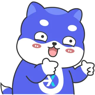 🥳 c497df68 hond, duim omhoog, cartoon, schattig, mascotte, positief, goedkeuring whatsapp sticker