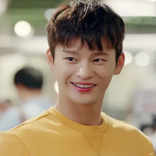 😁 5aaab77f 人, 微笑, 演员, 韩国 telegram sticker