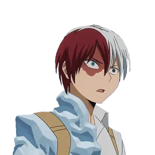 😲 ffa2ac72 Shoto Todoroki My Hero Academia Anime, Manga, Shoto Todoroki, My Hero Academia telegram sticker