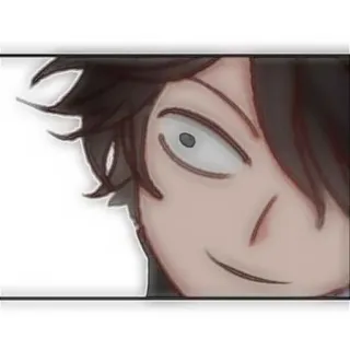 🐾 462d0fe8 Anime, Mangá, Personagem, Sorriso malicioso, Maligno, Planejando, Tramando telegram sticker