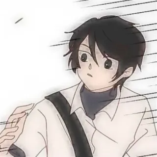 🐾 93defa71 Anime, Mangá, Ilustração, Personagem, Uniforme escolar telegram sticker