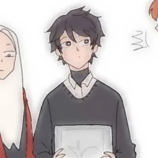 🐾 cefdf3ed Anime, Desenho, Desenho animado, Esboço, Retrato telegram sticker