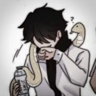 🐾 a83e7626 POWER SWIT Anime, Con trai, Rắn, Hoạt hình, Đồ uống whatsapp sticker