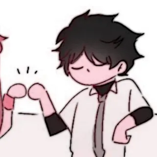 🦎 ddd03572 アニメ, マンガ, 漫画, グータッチ, 友達, 挨拶 telegram sticker