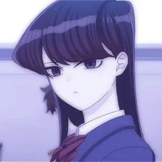 ☂️ 780d3e17 Komi Shouko Komi Can't Communicate 애니메이션, 코미, 쇼코 코미, 만화, 여고생 telegram sticker