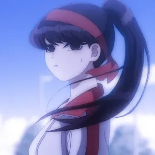 ☂️ 9e1f5c61 애니메이션, 소녀, 교복, 리본, 포니테일 telegram sticker