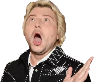 😵 4ba6e25b Andrey Bartenev rusia, artis, potret, pria, kejutan telegram sticker