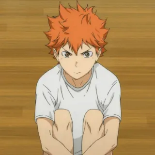 🍑 47847d76 Hinata Shoyo Haikyuu!! Anime, Haikyuu, Hinata, Shoyo, Sport, Volleybal telegram sticker
