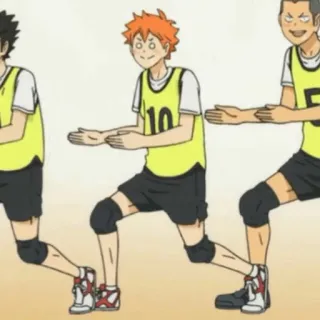 🍂 53cef344 Hinata Shoyo Haikyu!! Anime, Haikyuu, Hinata, Shoyo, Volleybal, Sport anime, Springen telegram sticker