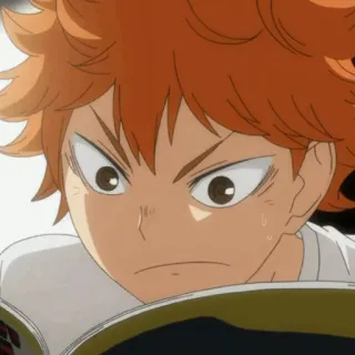 ⚰ 5fecbbc6 Hinata Shoyo Haikyuu!! Anime, Haikyuu, Hinata Shoyo, Volleybal, Manga, Cartoon telegram sticker