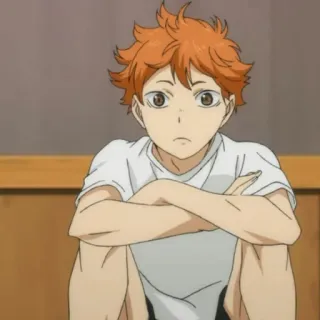 🍍 a1ee31a7 Hinata Shoyo Haikyuu Anime, Haikyuu, Hinata Shoyo, Volleybal, Sport, Cartoon telegram sticker